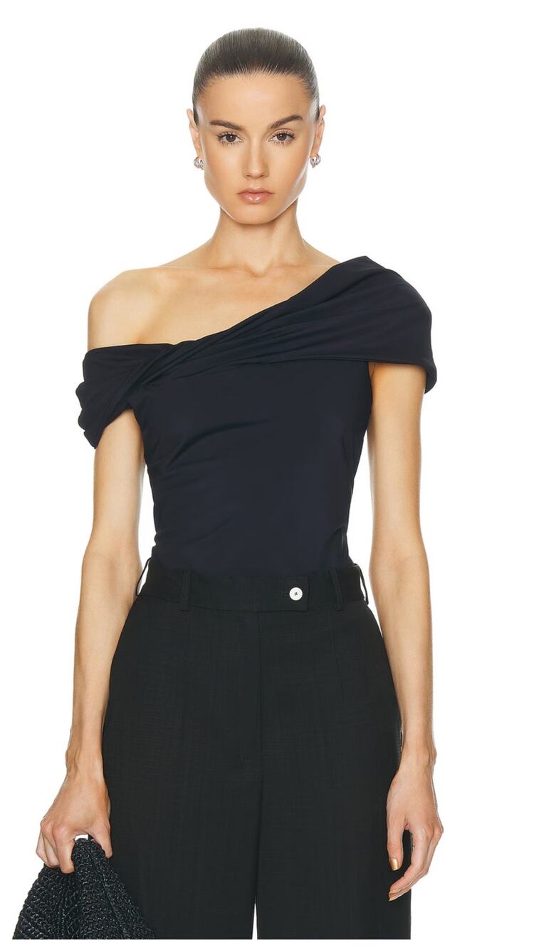 NEW Rohe Asymmetrical Off Shoulder Top Size 40, US Large
